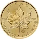 Unser Ankaufspreis für 1 Unze Goldmünze Kanada ab 2013 - Maple Leaf mit Radiale Linien im Münzbild