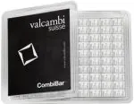 100 x 1 Gramm CombiBar Silbertafel Valcambi in Blister