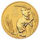 1 Unze Goldmünze Australien 2020 - Lunar Serie 3 - Motiv: MAUS