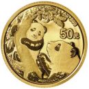 3 Gramm Goldmünze China 2021 - Panda