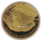 1/4 Unze Goldmünze Neuseeland 2021 - Kiwi in Polierte Platte