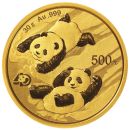 30 Gramm Goldmünze China 2022 - Panda | 40. Jahrestag - 40th Anniversary