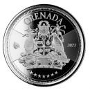 1 Unze Silbermünze Grenada 2021 | Eastern Caribbean EC8 - Motiv: Coat of Arms