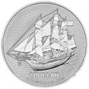 1 Unze Silbermünze Cook Islands 2022 - Bounty Segelschiff
