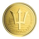 1 Unze Goldmünze Barbados 2022 | TRIDENT - DREIZACK