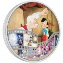 3 Unze Silbermünze Niue 2022 Polierte Platte | Disney`s Cinema Masterpieces - Motiv: Pinocchio ™