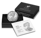 1 Unze Silbermünze USA 2022 - American Eagle in Polierte Platte