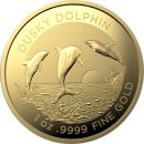 1 Unze Goldmünze Australien 2022 | Serie: Dolphin - Motiv: Dusky