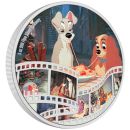 3 Unze Silbermünze Niue 2023 Polierte Platte | Disney`s Cinema Masterpieces - Motiv: Susi und Strolch™( Lady and the Tramp )