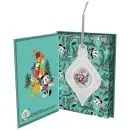 1 Unze Silbermünze Niue 2023 Polierte Platte in Farbe | Disney`s Weihnachtsgrüße - Season’s Greetings