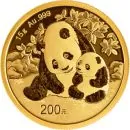 15 Gramm Goldmünze China 2024 - Panda