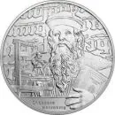 1 Unze Silbermünze Niue 2024 | Icons of Inspiration - Motiv: Johannes Gutenberg