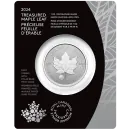 1 Unze Silbermünze Kanada 2024 im Blister - Maple Leaf | Treasured Silver Maple Leaf First Strikes - Privy Mark: Polar Bear ( Premium Bullion )