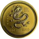 1 Unze Goldmünze Australien 2000 - Lunar Serie 1 - Motiv: DRACHE