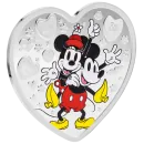 1 Unze Silbermünze Niue 2025 Polierte Platte in Farbe | Disney`s ™ Love Ausgabe | Mickey and Minnie Mouse ™ - Disney I Love Us ™ *