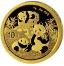 1 Gramm Goldmünze China 2025 - Panda