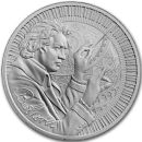 1 Unze Silbermünze Niue 2024 | Icons of Inspiration - Motiv:  Ludwig van Beethoven