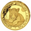 0,5 Gramm Goldmünze Somalia 2025 | Serie: African Wildlife - Motiv: Leopard