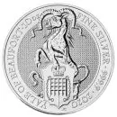 10 Unze Silbermünze Großbritannien 2020 - The Queen's Beasts | Yale of Beaufort *