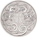 1 Unze Silbermünze Australien 2025 | Serie: Chinese Myths and Legends - Motiv: Double Phoenix