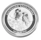 Australische Silbermünze 2013 mit Kookaburra-Motiv, 10 Unzen Feinsilber, glänzend geprägt von der Perth Mint.