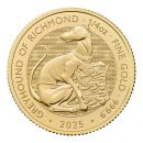 1/4 Unze Goldmünze 2025 – Greyhound of Richmond, Royal Tudor Beasts Collection, Royal Mint
