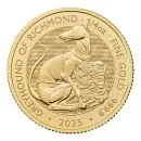 1/4 Unze Goldmünze 2025 – Greyhound of Richmond, Royal Tudor Beasts Collection, Royal Mint