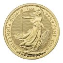 1 Unze Goldmünze Großbritannien 2026 – Britannia mit Porträt von König Charles III. Vorderseite zeigt das offizielle Porträt des Königs, Rückseite die klassische Darstellung der Britannia. Lieferung einzeln in Kapseln oder im 10er Tube