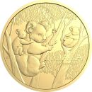 1 Unze Goldmünze Australien 2026 Koala aus 999,9 Feingold, 3. Ausgabe der RAM Serie, Koala Motiv detailreich, ausgeliefert in Münzetui mit Zertifikat und Umverpackung, weltweit auf 500 Stück limitiert.