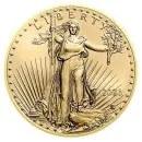 1/10 Unze Goldmünze USA 2026 American Eagle aus 916,67 Gold, Vorderseite mit Lady Liberty, Rückseite mit modernem Adlerkopf im Type 2 Design.