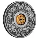1 Unze Silbermünze Tuvalu 2026 Rotating Charm in Antique Finish | Lunar Serie - Motiv: YEAR OF THE HORSE ( Pferd )
