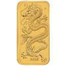 1 Unze Gold Münzbarren Australien 2025 - Dragon Rectangle