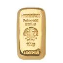 100 g Goldbarren Heraeus, gegossen, im Blister mit Seriennummer, LBMA-zertifiziert.