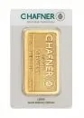 100 Gramm Goldbarren C.HAFNER in Blister mit Seriennummer
