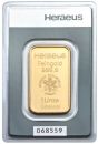 1 Unze Goldbarren Heraeus – Neuware mit Seriennummer, geprägt im Blister, LBMA-zertifiziert