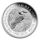 1 Unze Silbermünze Australien 2015 - Kookaburra