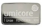 1 Unze Silberbarren Umicore